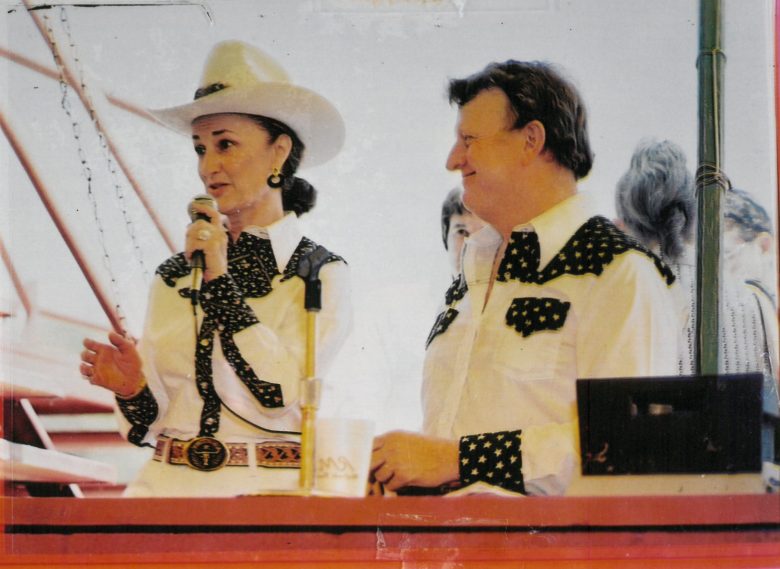 Charline and Red McCombs in 1984. 