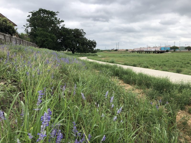 The French Creek Trail features 1.3 miles of smooth concrete that connects to Leon Green Creekway and nearby neighborhoods.