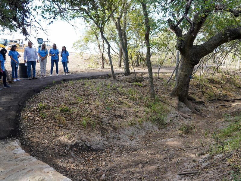 A new development North of Texas A&M University-San Antonio has just completed phase one of the project that includes a publicly accessible nature trail.