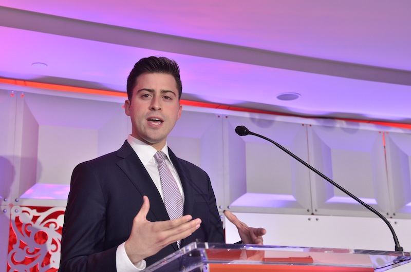 Alberto Altamirano, CEO/co-founder of Cityflag, at a recent event in San Antonio. Image used with permission from Getty Images.