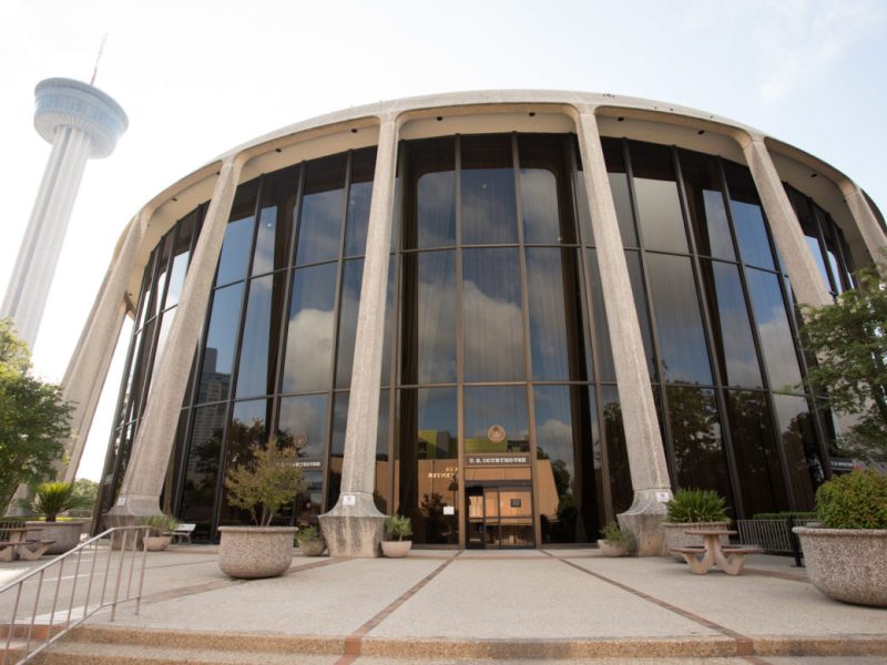 John H. Wood, Jr. Federal Courthouse in Hemisfair Park.