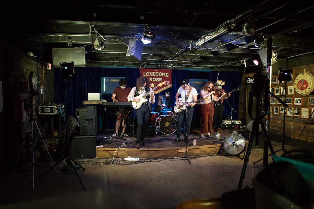 Mr. Pidge records a performance at the Lonesome Rose as part of a new Lonesome Rose Lounge Sessions series.