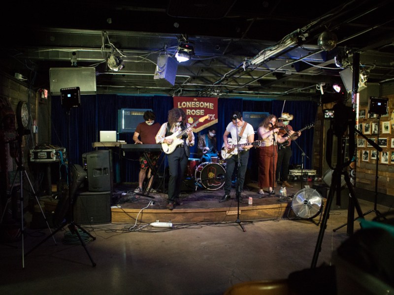 Mr. Pidge records a performance at the Lonesome Rose as part of a new Lonesome Rose Lounge Sessions series.