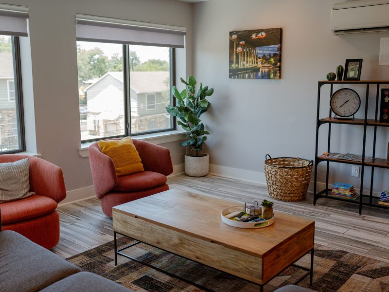 The interior of a short-term rental property in Tobin Hill managed by Home Club LLC.