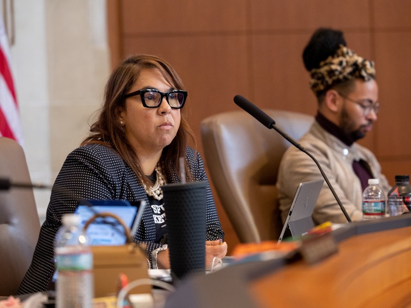 District 3 councilmember Phyllis Viagran during City Council B Session on Wednesday.