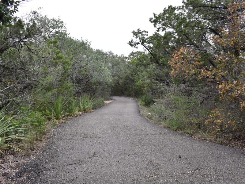 The Cedar Flats Trail is fully paved and allows visitors direct access to the observation tower at Eisenhower Park.