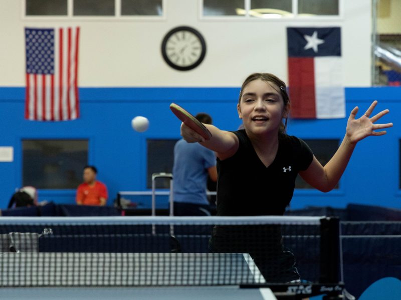 Lia Morales plays table tennis competitively and ranks 13 in the nation after picking up a paddle only two years ago.