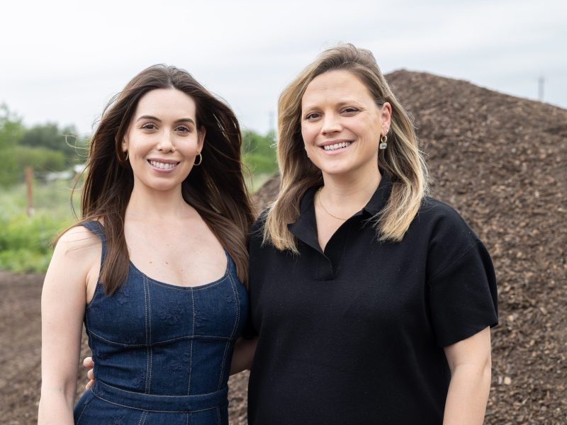 Pilar Molak (left), and Emma Peacock are the co-founders of Mission Compost, which is will acquire Compost Queens in April.