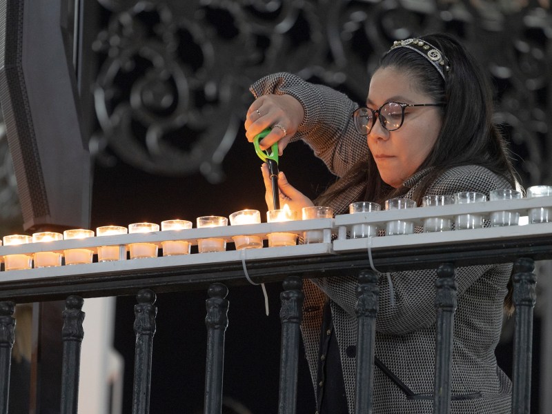 A candle is lit for each of the 71 houseless individuals who died in 2021 during SAMMinistries' 15th Annual Homeless Persons’ Memorial Service last December. This year, that number has more than doubled.