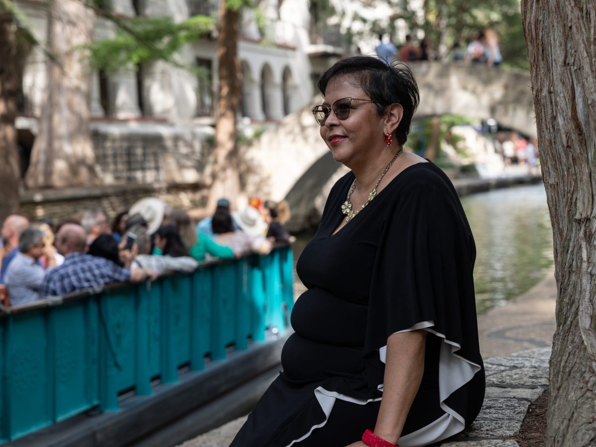 Michelle Vasquez often comes down to the river walk for events, parades and just to people watch.