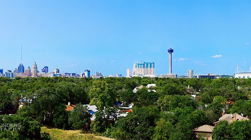 San Antonio skyline by Kevin G. Saunders.