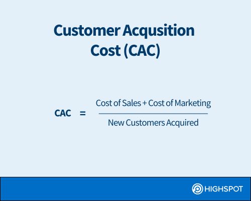 Customer acquisition cost formula