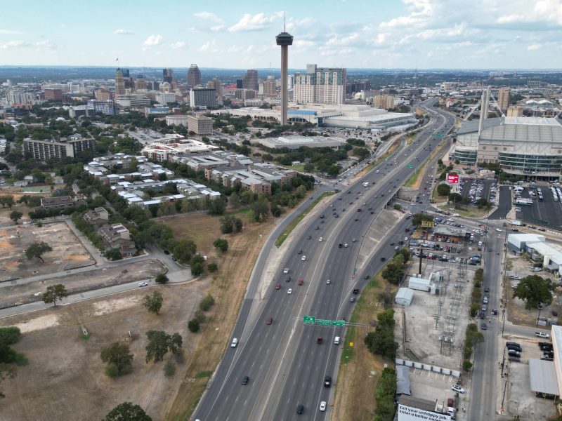 The stretch of U.S. Highway 281 separating downtown San Antonio with the near Eastside was completed in 1978.