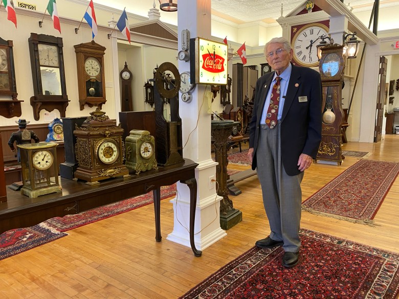 Gene Galbraith, president of the Southwest Museum of Clocks and Watches in Lockhart, Texas.