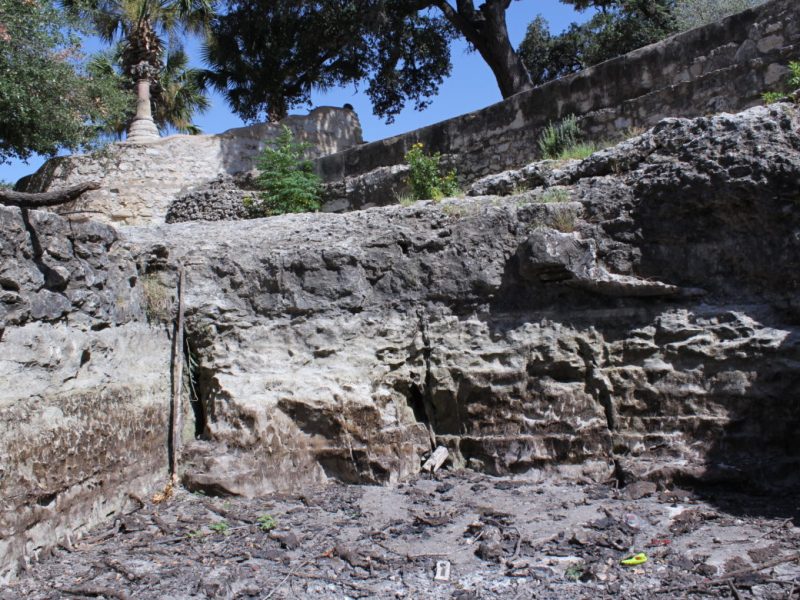 The springs at San Pedro Springs Park north of downtown have run completely dry, a sign that drought conditions have returned to the San Antonio region.