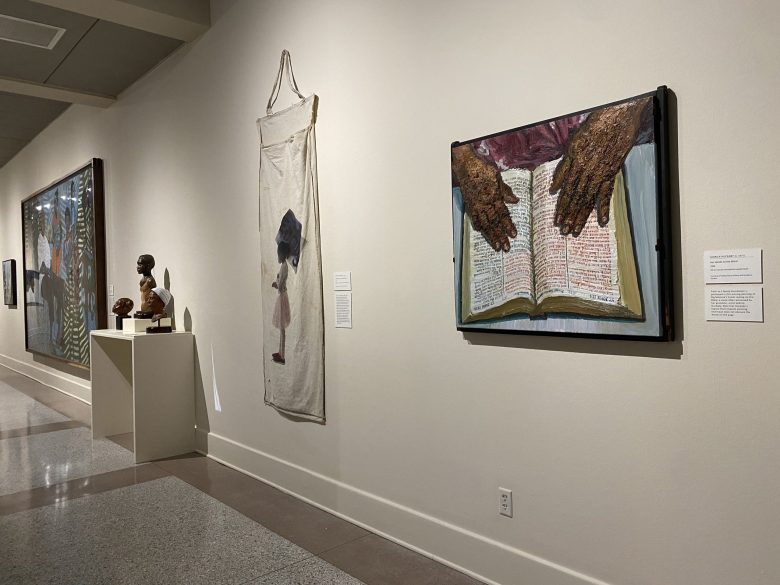 Artworks by Sedrick Huckaby, Letitia Huckaby, Elizabeth Montgomery Shelton and Delita Martin are featured among the works of 18 artists in the Witness: Black Artists In Texas Then and Now exhibition at the Grace Museum.