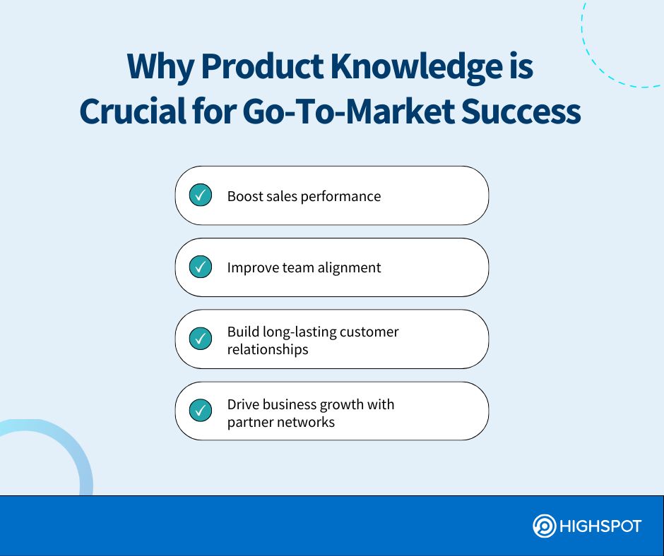 Why product knowledge is crucial for go-to-market success