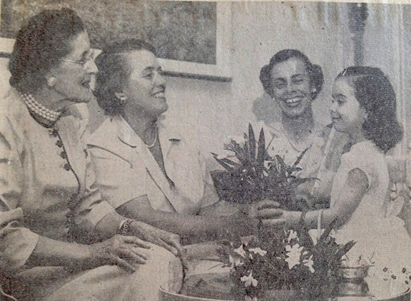 A vintage photo shows early Junior League of San Antonio members.