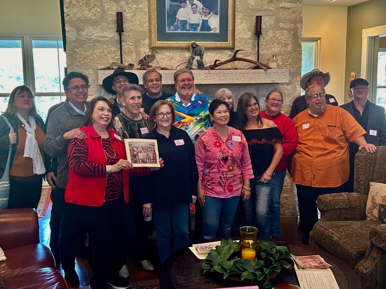 Reunion photo at Steve Havel’s home in Boerne