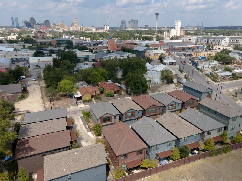 Fifteen homes make up a “missing middle” housing block in the Lone Star neighborhood.