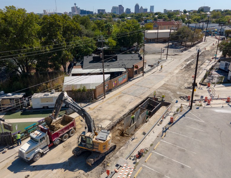 Construction on North St. Mary’s Street, which began in 2021, has significantly impacted many nearby local businesses. 