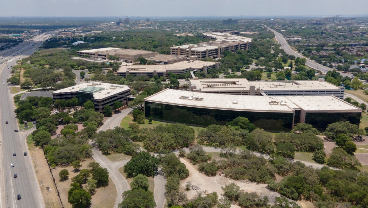 USAA’s headquarters is seen on Thursday.