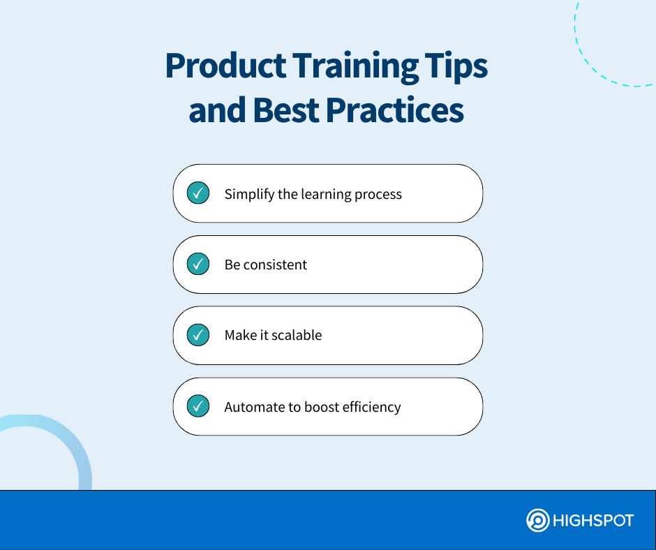 Product Training Tips and Best Practices