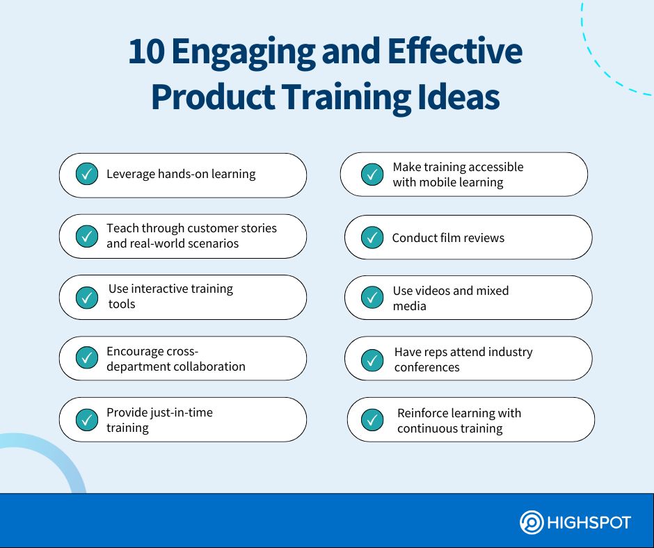 Engaging and Effective Product Training Ideas