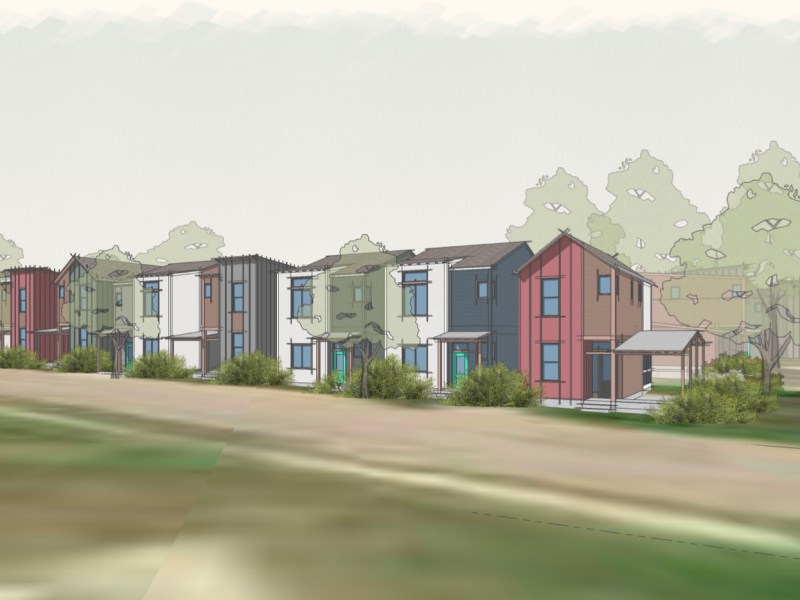 A former mobile home park will be developed into 25 multi-level homes on the South Side.