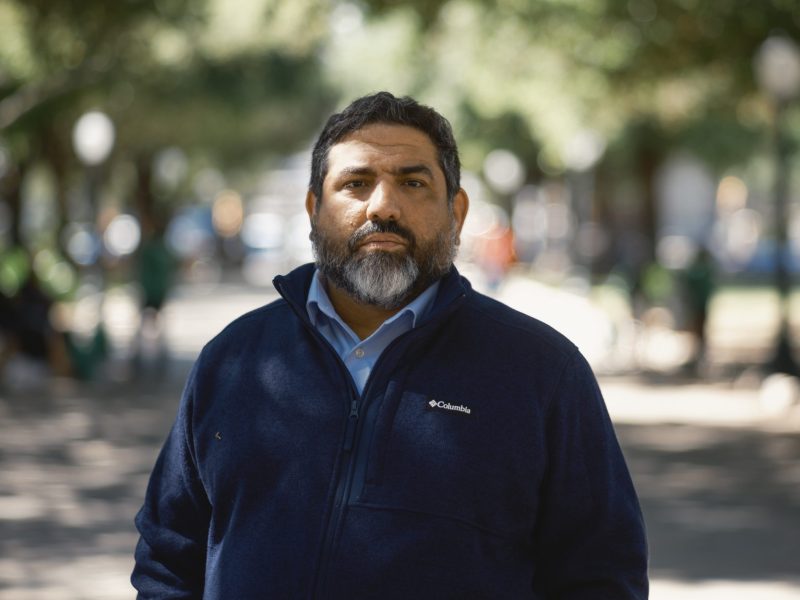 Roger Garza at the Capitol in Austin, Texas, on Wednesday.