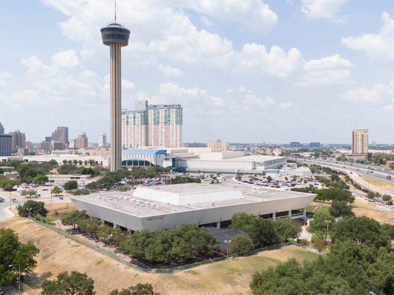 The Institute of Texan Cultures is located at Hemisfair and was originally designed and built for the World's Fair in 1968.