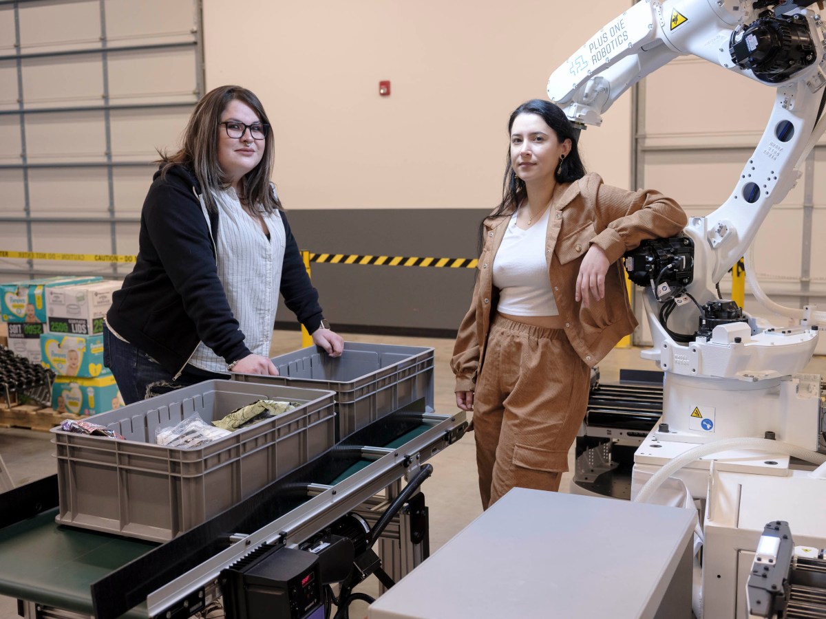 Plus One Robotics software engineers Ivy Vasquez Sandoval and Lydia Unterreiner are part of the Women in Robotics network chapter establishing in San Antonio.