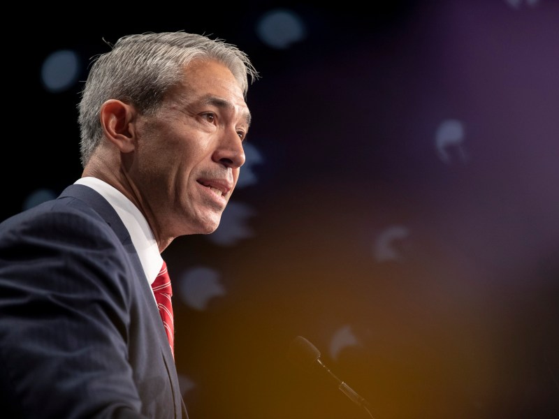 Mayor Ron Nirenberg delivers his third 'State of the City' address at the Henry B. González Convention Center on Tuesday.