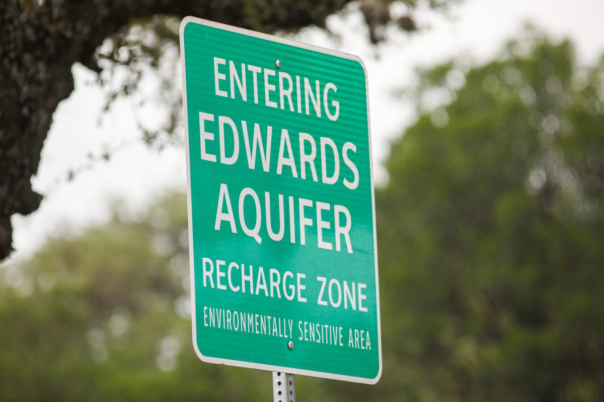 The Edwards Aquifer spans multiple counties and provides water to more than 2 million people.