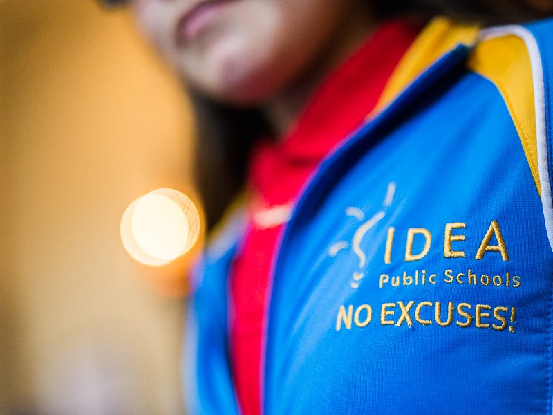 An IDEA Public Schools jacket during the IDEA Public Schools luncheon. Photo by Scott Ball.