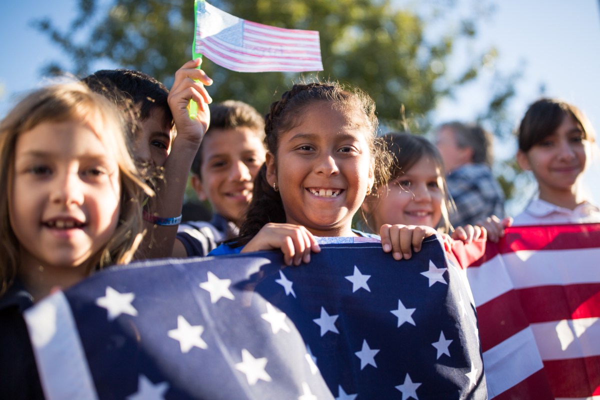 The final country announced was the United States of America which brought many children along.