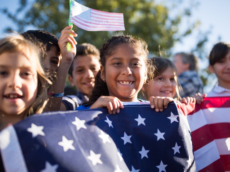 The final country announced was the United States of America which brought many children along.