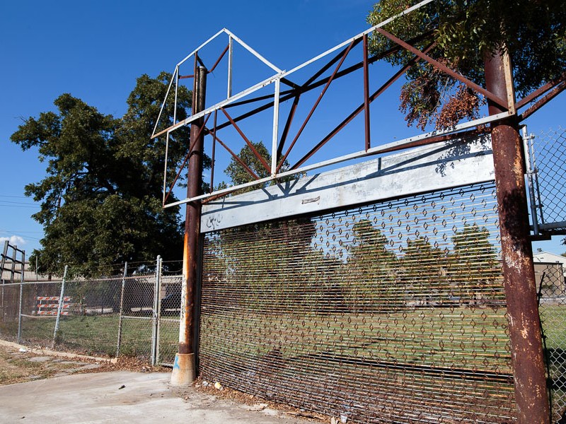 The former entrance to Playland Park at 2222 North Alamo. Photo by Scott Ball.