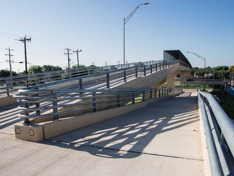 Highway 90 pedestrian bridge